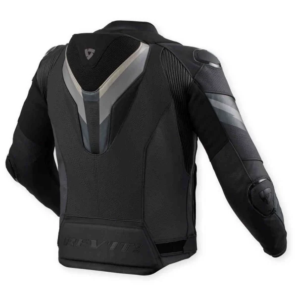 Revit Quantum 3 Pro Perforated Leather Jacket Black/Anthracite