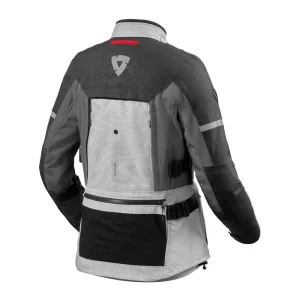 Revit Sand 5 H2O Waterproof Ladies Textile Jacket Silver/Anthracite, Motoee.com