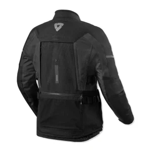 Revit Sand 5 H2O Waterproof Textile Jacket Black/Grey, Motoee.com