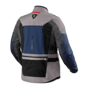 Revit Sand 5 H2O Waterproof Textile Jacket Light Grey/Dark Grey, Motoee.com