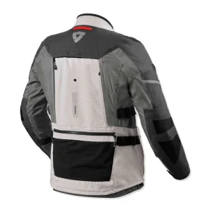 Revit Sand 5 H2O Waterproof Textile Jacket Silver/Anthracite, Motoee.com