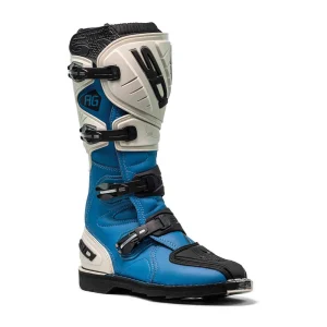 Sidi Agueda MX Boots Blue/Sand