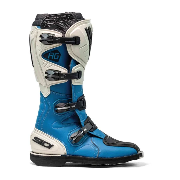 Sidi Agueda MX Boots Blue/Sand