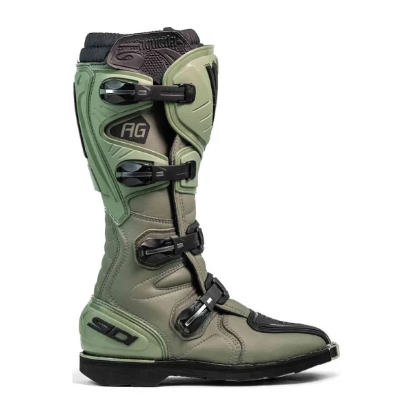 Sidi Agueda MX Boots Green/Black