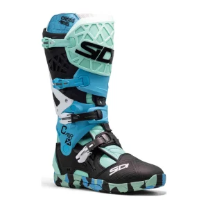 Sidi Crossair-X MX Boots Light Blue/Black