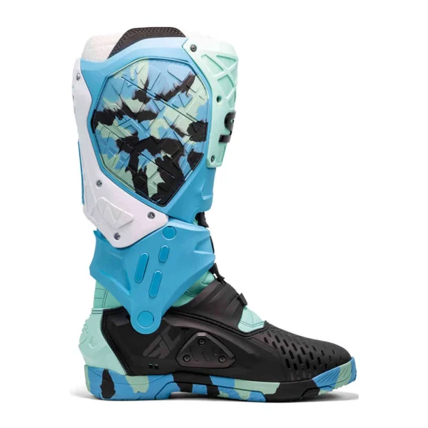 Sidi Crossair-X MX Boots Light Blue/Black