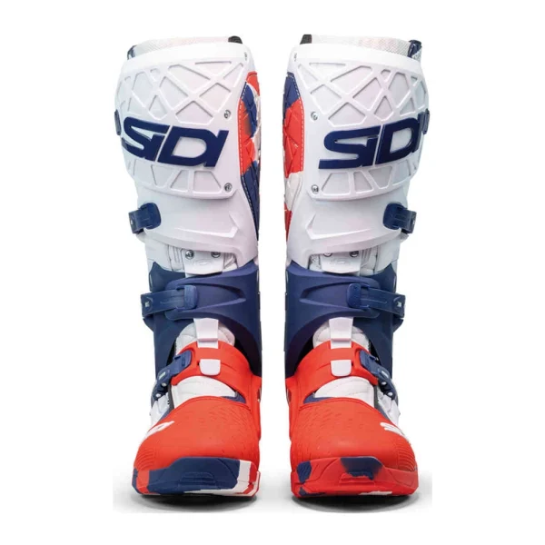 Sidi Crossair-X MX Boots White/Red/Blue