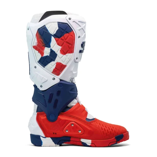 Sidi Crossair-X MX Boots White/Red/Blue