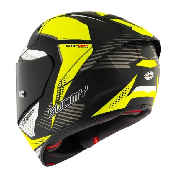 Suomy SR-GP Evo Airspeed Helmet Yellow/White