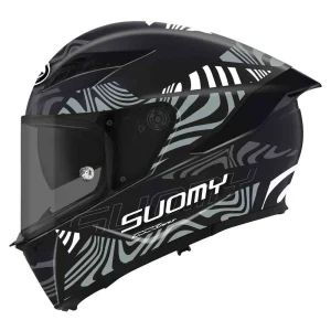 Suomy Stellar 2 Molten Helmet Black/Grey