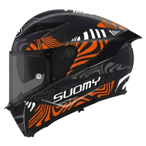 Suomy Stellar 2 Molten Helmet Black/Orange