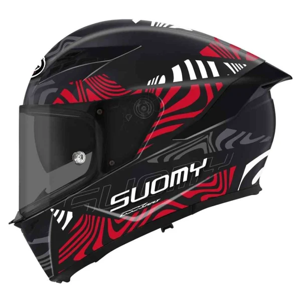 Suomy Stellar 2 Molten Helmet Black/Red