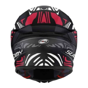 Suomy Stellar 2 Molten Helmet Black/Red, Motoee.com