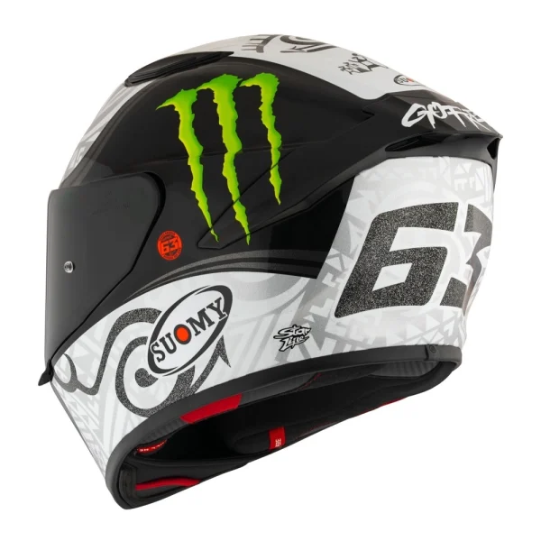 Suomy Track-1 Bagnaia Winter Test Monster Replica Helmet