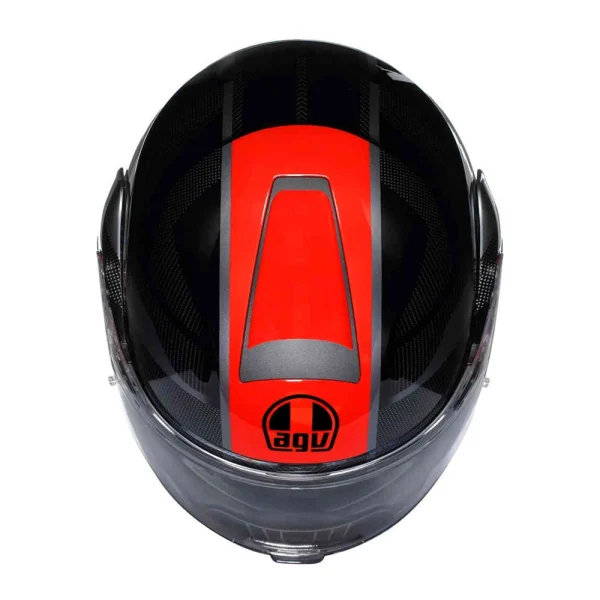 AGV Streetmodular Ledro Helmet Black/Red