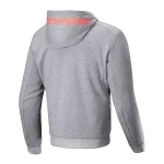 Alpinestars Chrome V2 Sport Motorcycle Zip Hoodie Grey/Red