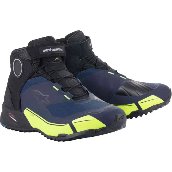 Alpinestars CR-X Drystar Shoes Black/Blue/Yellow