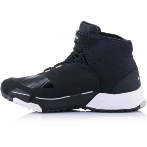 Alpinestars CR-X Drystar Shoes Black/White, Motoee.com