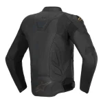 Alpinestars Dusk Leather Jacket Black/Gold