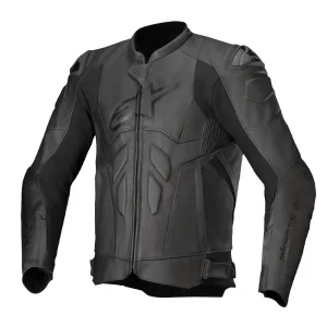 Alpinestars Dusk Leather Jacket Black