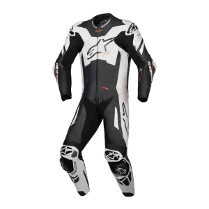 Alpinestars GP Plus V4 Sprint 1-Piece Leather Suit Black/White, Motoee.com