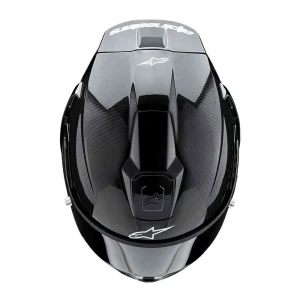 Alpinestars Supertech R10 Carbon Helmet Black, Motoee.com