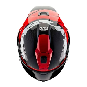 Alpinestars Supertech R10 Element Carbon Helmet Black/Red/White, Motoee.com