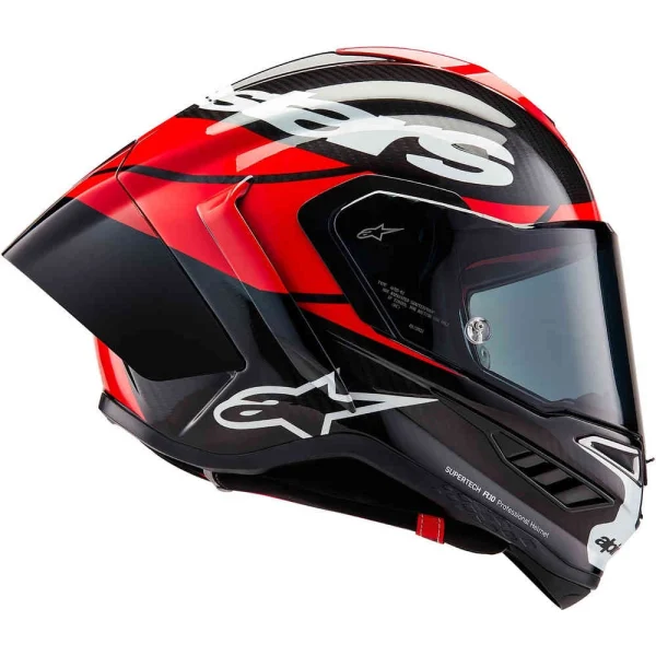 Alpinestars Supertech R10 Element Carbon Helmet Black/Red/White