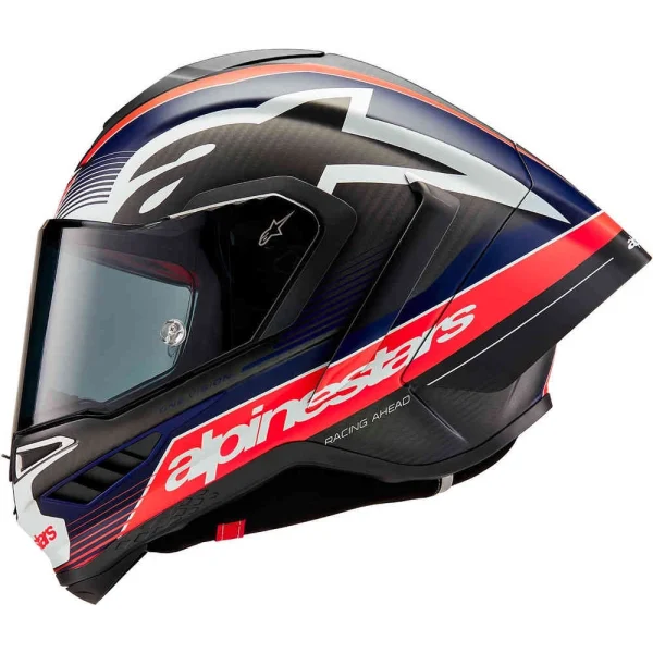 Alpinestars Supertech R10 Team Carbon шлем черный/красный/синий