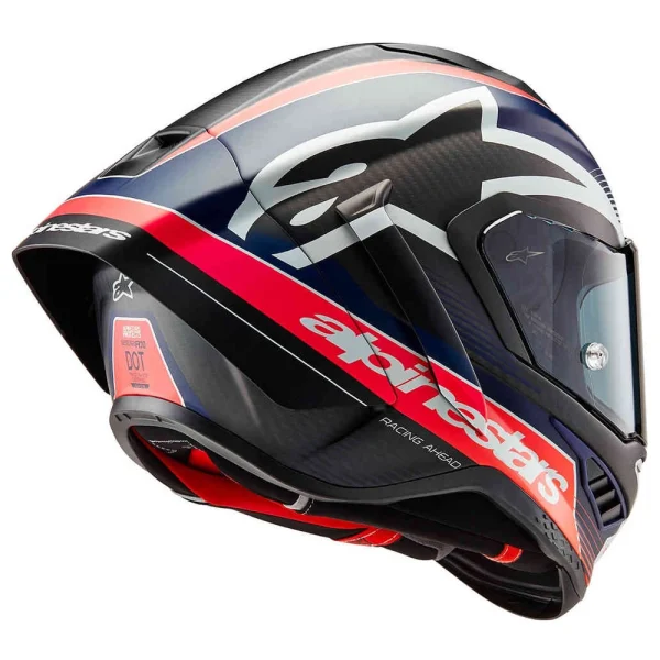 Alpinestars Supertech R10 Team Carbon шлем черный/красный/синий