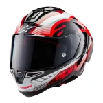 Alpinestars Supertech R10 Team Carbon Helmet Black/Red/White