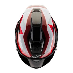 Alpinestars Supertech R10 Team Carbon Helmet Black/Red/White, Motoee.com