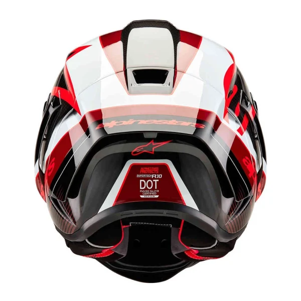 Alpinestars Supertech R10 Team Carbon Helmet Black/Red/White