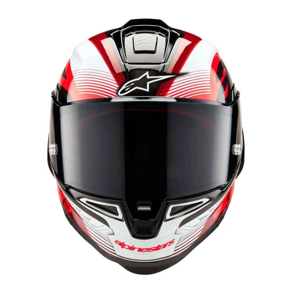 Alpinestars Supertech R10 Team Carbon Helmet Black/Red/White