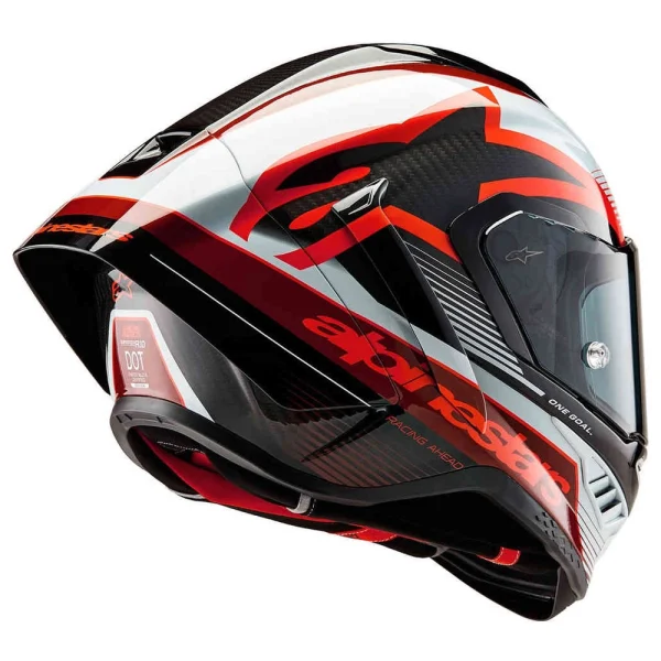 Alpinestars Supertech R10 Team Carbon Helmet Black/Red/White