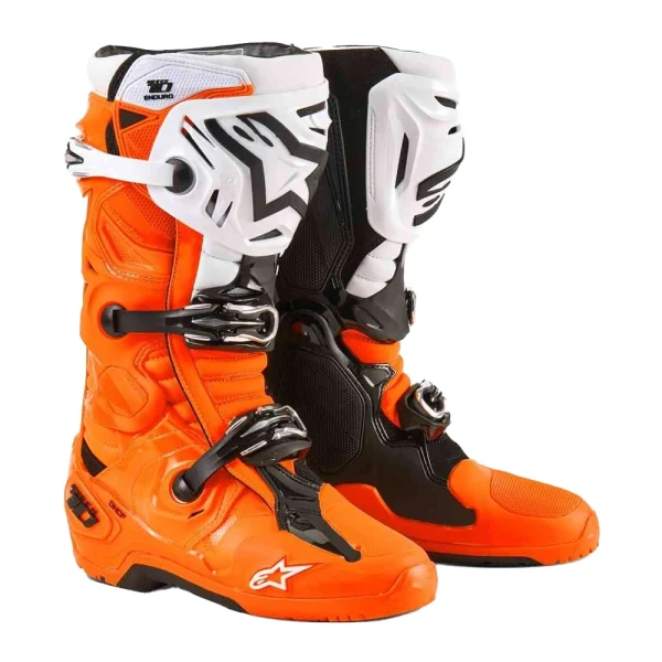 Alpinestars Tech 10 Enduro MX Boots Orange/Black