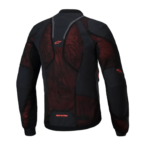 Alpinestars Troop-Air Pro Protector Jacket Black/Neon Red