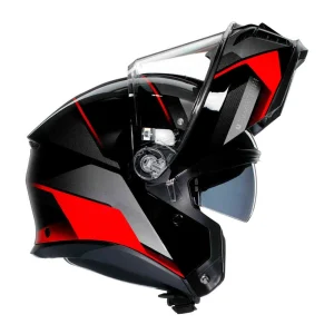 AVG Tourmodular Perception Helmet Black/Red, Motoee.com