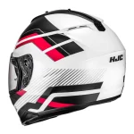 HJC C70N Belis Helmet Black/White/Red