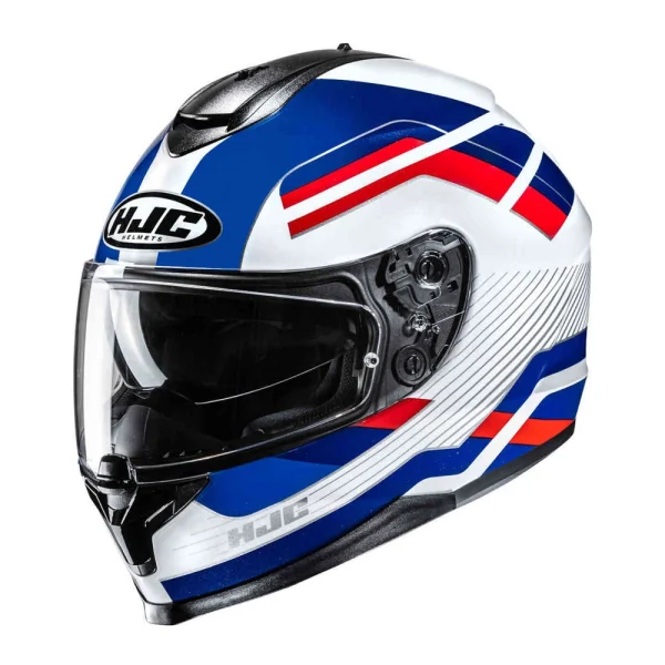 HJC C70N Belis Helmet White/Blue/Red