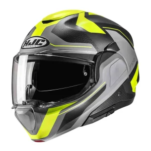 HJC F100 Bios Helmet Black/Grey/Yellow