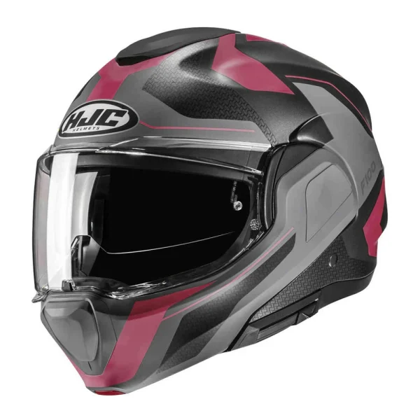 HJC F100 Bios Helmet Grey/Red