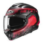 HJC F100 Hetal Helmet Black/Red