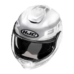 HJC F100 Hetal Helmet White/Grey