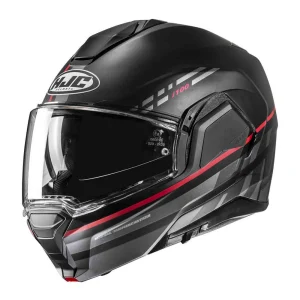 HJC i100 Sysma Helmet Black/Grey/Red