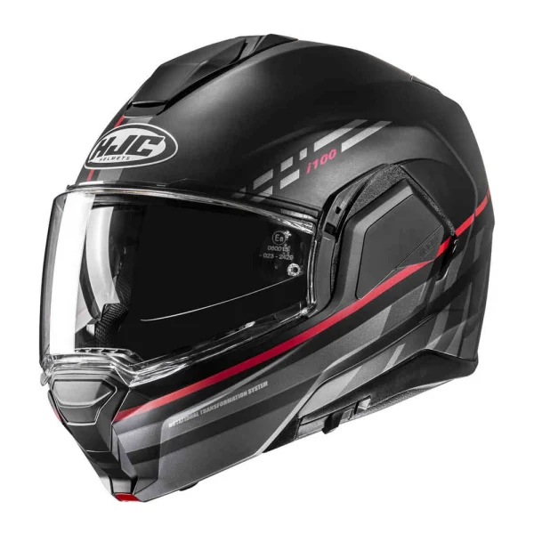 HJC i100 Sysma Helmet Black/Grey/Red