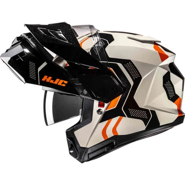 HJC i80 Velly Helmet White/Black/Orange