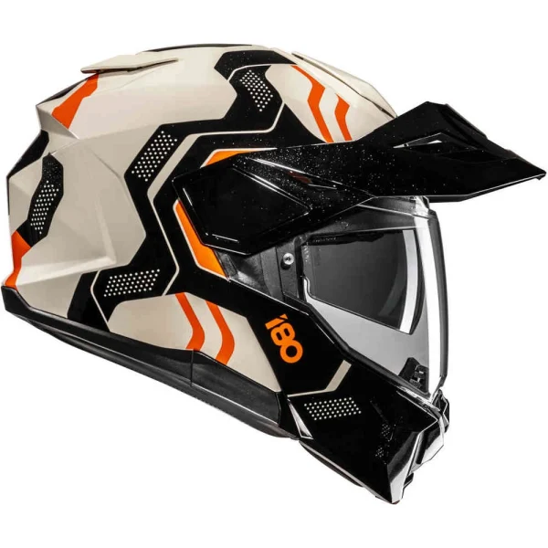 HJC i80 Velly Helmet White/Black/Orange