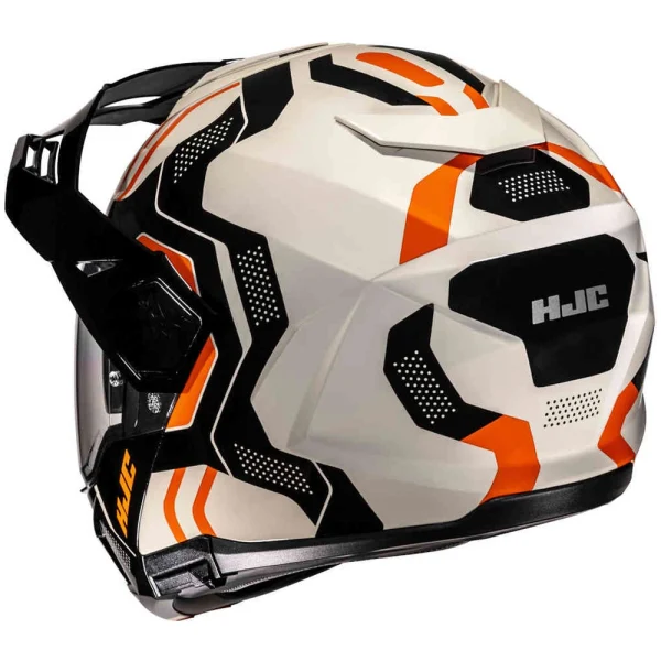 HJC i80 Velly Helmet White/Black/Orange