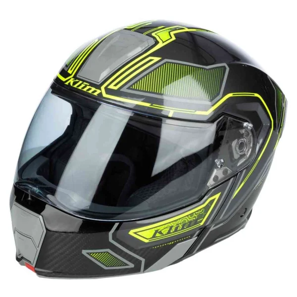 Klim GT1 Expedtition Carbon Helmet Black/Neon Yellow